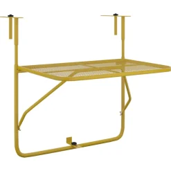Vidaxl Tables Et Chaises De Jardin | - Table de balcon doré 60x40 cm acier