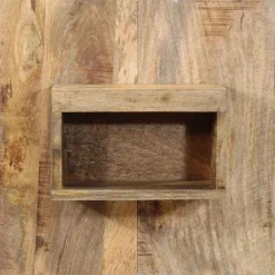 VidaXL - Table de chevet 50x27x50 cm bois massif de manguier brut Online