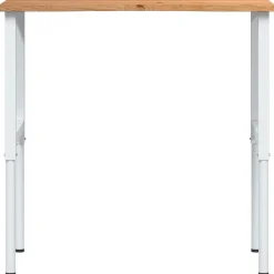 Vidaxl Mercerie | - Établi marron clair 100x60x(71,5-98) cm bois de chêne massif
