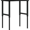 Vidaxl Mercerie | - Établi marron foncé 80x60x(71,5-98) cm bois de chêne massif