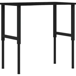 Vidaxl Mercerie | - Établi marron foncé 100x60x(71,5-98) cm bois de chêne massif