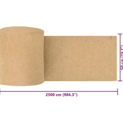 Vidaxl Hygiène Et Soins | - Tapis de chanvre pour rongeurs 0,5x25 m 5 mm