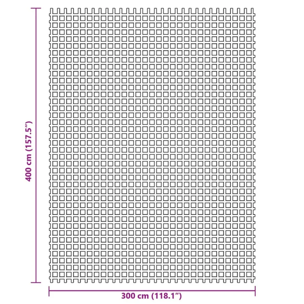 VidaXL - Tapis de tente bleu 4x3 m Online