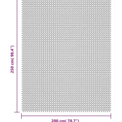 VidaXL - Tapis de tente crème 2,5x2 m Discount