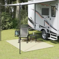 VidaXL - Tapis de tente crème 4x2 m Hot