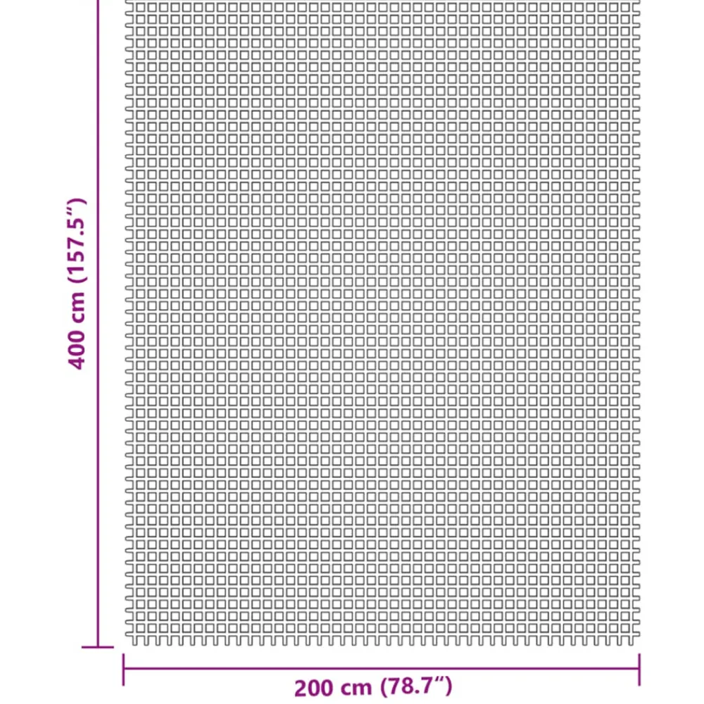VidaXL - Tapis de tente crème 4x2 m Hot