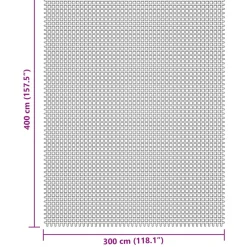 VidaXL - Tapis de tente crème 4x3 m Online