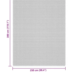 VidaXL - Tapis de tente crème 3x2,5 m Hot