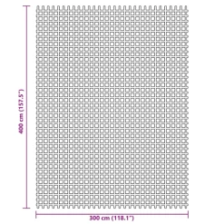 VidaXL - Tapis de tente vert 4x3 m Sale