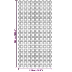 Vidaxl - Tapis de tente vert 5x2,5 m Outlet