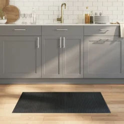 Vidaxl Objets De Décoration | - Tapis rectangulaire gris 60x100 cm bambou