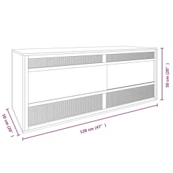 VidaXL Terrariums, Vivariums Et Accessoires | - Terrarium bois d'ingénierie 120x50x50 cm