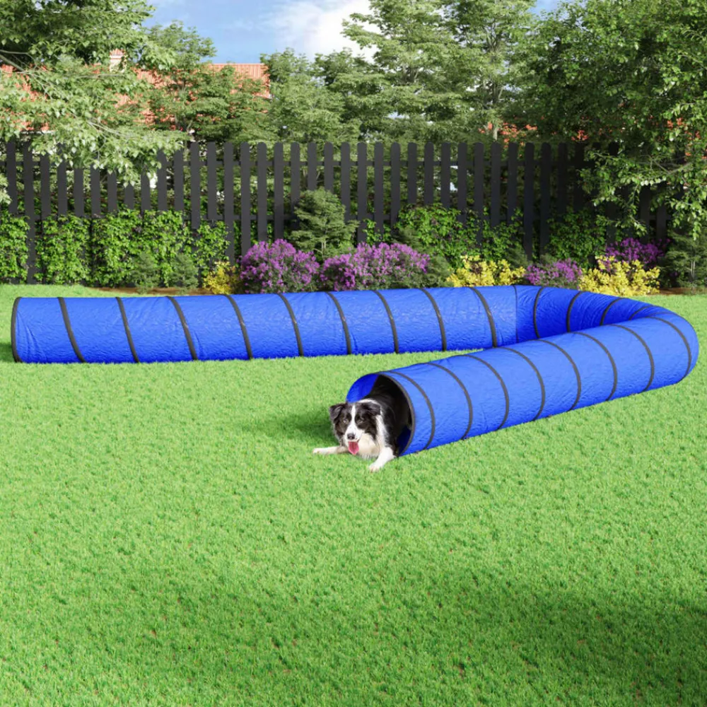 Vidaxl - Tunnel pour chien bleu ø 55x1000 cm polyester Clearance