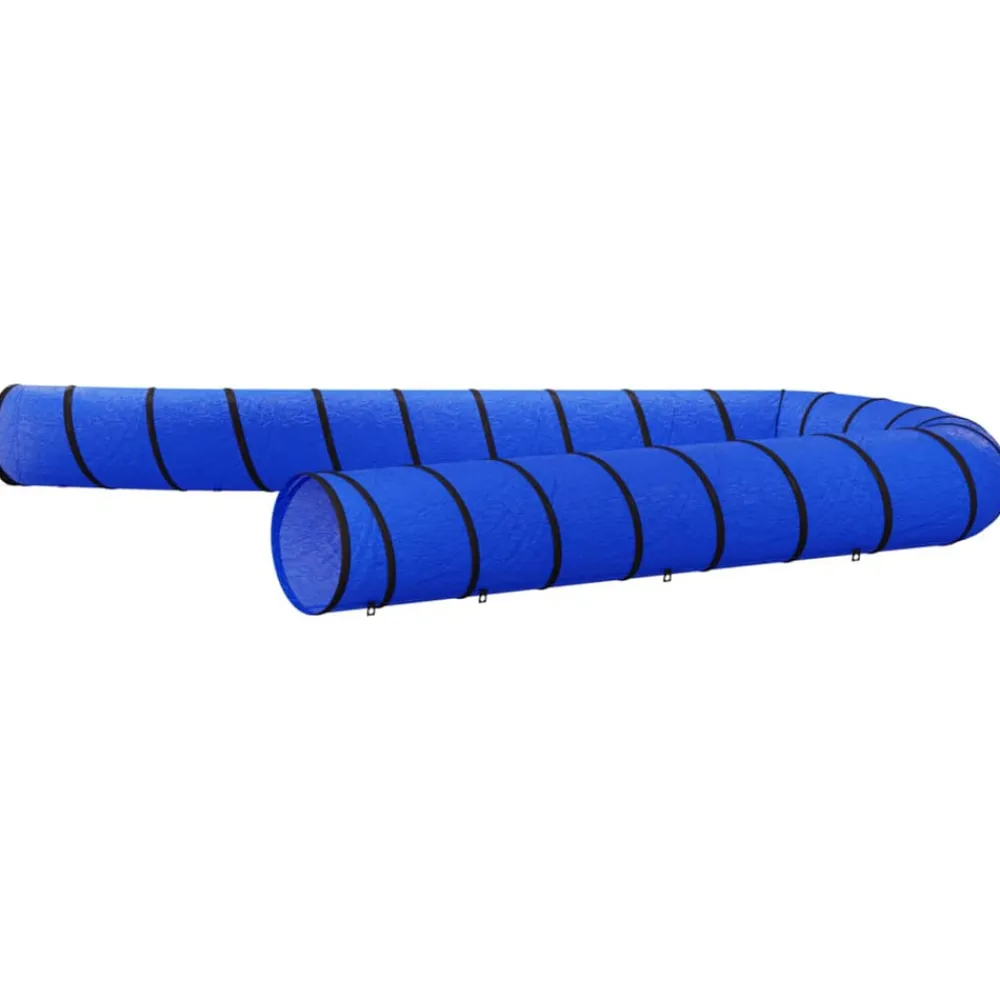 Vidaxl - Tunnel pour chien bleu ø 55x1000 cm polyester Clearance