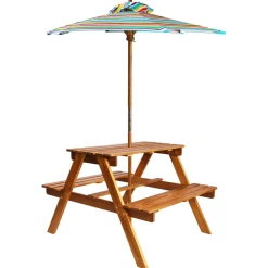 VidaXL - - salon de jardin pour enfant avec parasol Discount