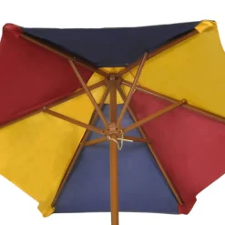 VidaXL - - table et bancs avec parasol pour enfants Best