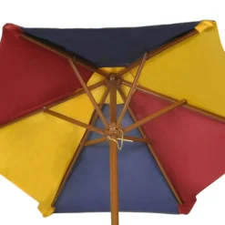 VidaXL - - table et bancs avec parasol pour enfants Best