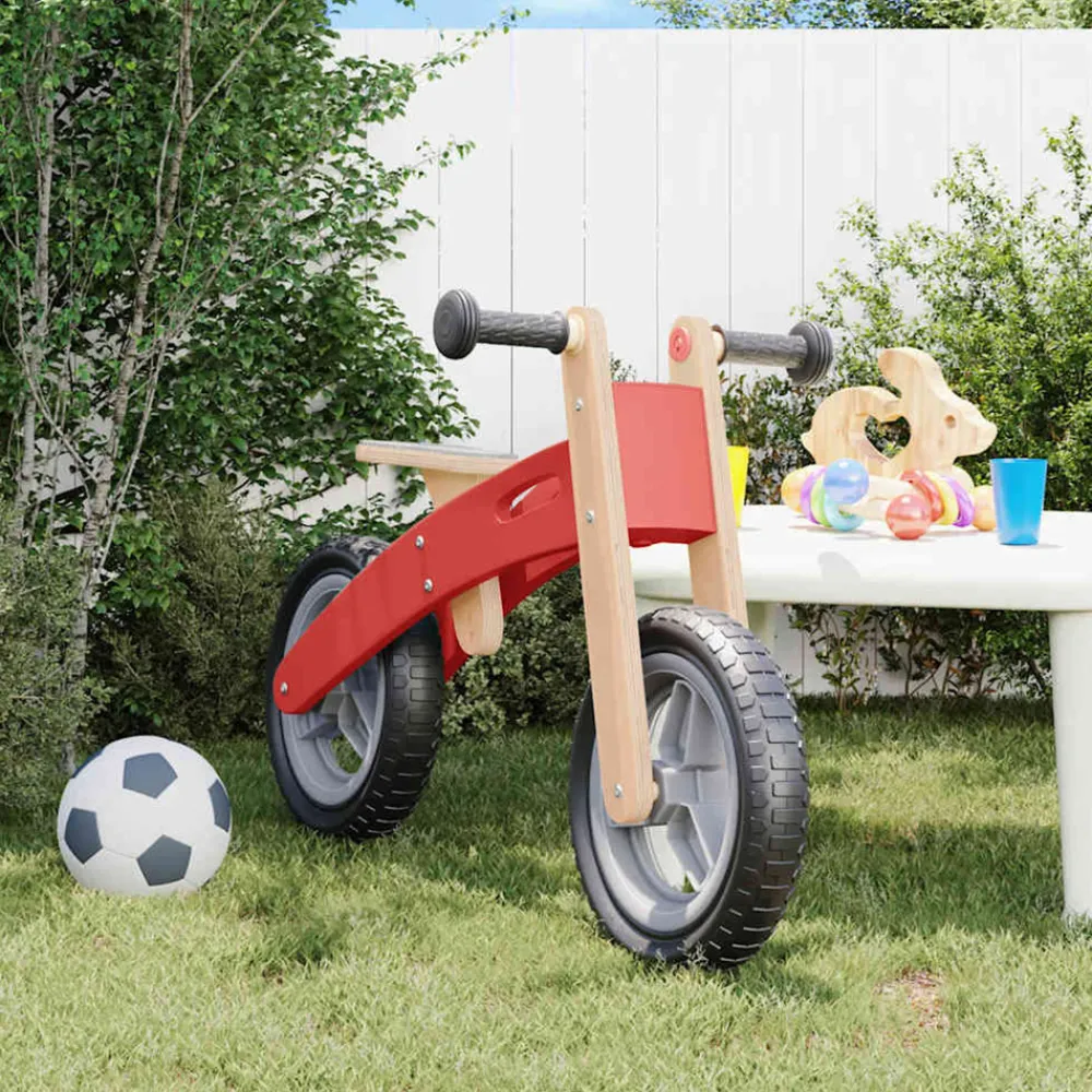 Vidaxl - Vélo d'équilibre pour enfants rouge Sale