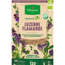 Vilmorin Graines De Fleurs | - Luzerne Flamande Bio 375 G