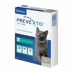 Virbac - Prevexto - collier antiparasitaire chat 1 unité Outlet