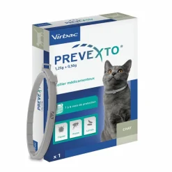 Virbac - Prevexto - collier antiparasitaire chat 1 unité Outlet