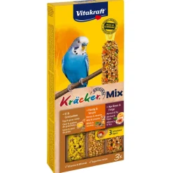 Vitakraft - Friandise Kräcker au miel, fruits et oeufs pour perruches x3 - 92 g Discount