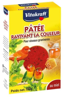 Vitakraft Alimentation | - Pâtée ravivant la couleur pour canaris, oiseaux exotique - 100 g