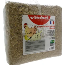 Vitobel - Litière de Miscanthus naturel: 8kg Best