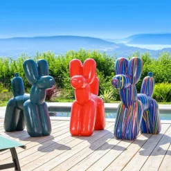 Wanda Collection - Statue chien ballon rouge 100 cm Online