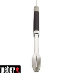Weber Barbecues Et Planchas | - Pince barbecue Better verrouillable noire en inox - 4,6x6,35x55,56 cm