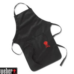 Weber Barbecues Et Planchas | - Tablier de cuisine en coton noir - taille ajustable