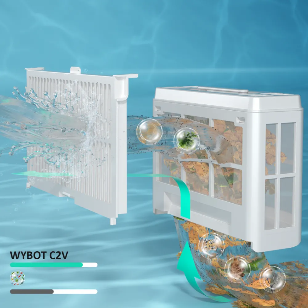 Wybot - c2 vision - robot de piscine sans fil avec smart vision, navigation intelligente, 8 modes de nettoyage, batterie longue durée Online