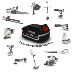 X-performer - Batterie concept 20v lithium 4 ah compatible uniquement pour la gamme d'outils New