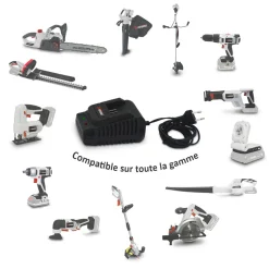 X-performer - Batterie concept 20v lithium 2 ah compatible pour la gamme d'outils electro-portatifs + chargeur unclus Discount