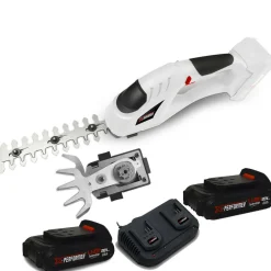 X-performer Taille-Haies, Tronçonneuses Et Élagueuses | - Cisaille de jardin portative - sculpteur de haies 2 en 1 20v xperformer xpcsth20li - 2 batteries 2ah et double chargeur