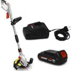 X-performer - Coupe bordures à batterie 20v - xpcb20li-t - tête de coupe 5 positions + batterie 2 ah et chargeur