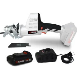 X-performer Taille-Haies, Tronçonneuses Et Élagueuses | - Scie a ebrancher portative 20v - coupe bois et metal-2700 t-min - xperformer xpcbr20li - batterie 2ah et chargeur inclus