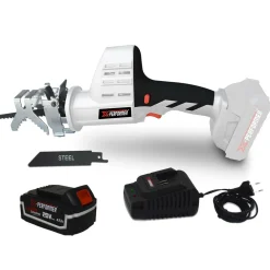X-performer Taille-Haies, Tronçonneuses Et Élagueuses | - Scie a ebrancher portative 20v - coupe bois et metal -2700 t-min - xperformer xpcbr20li - batterie 4ah et chargeur