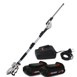X-performer - Scie à ebrancher taille haies sur perche 20v - xperformer xp2psth20li - portatif - 2 batteries 2ah et chargeur inclus Discount