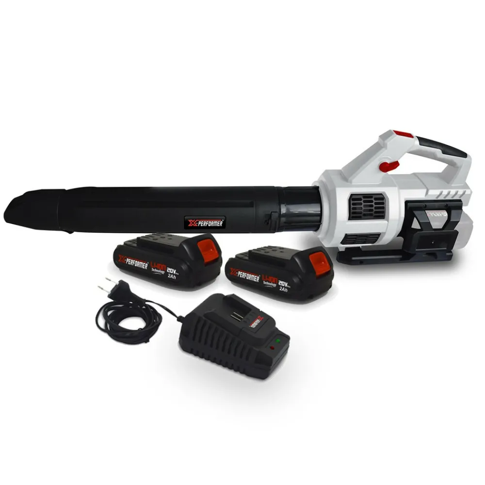 X-performer Broyeurs, Nettoyeurs Et Souffleurs | - Souffleur cyclonique sur batterie xpse40libl-2b - 40v - air 198 km/h - 2x batteries xpbat2a + chargeur