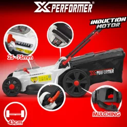 X-performer - Tondeuse rechargeable 2 x 20v max 43 cm avec batteries 4ah et chargeur double - Best
