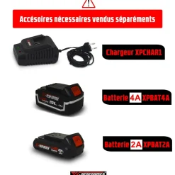 X-performer Taille-Haies, Tronçonneuses Et Élagueuses | - Tronçonneuse 20v à batterie xptr20li - long. De coupe : 260 mm - sans batterie ni chargeur