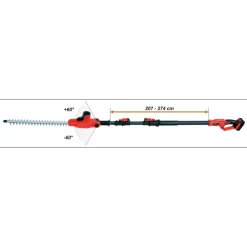 Yato Taille-Haies, Tronçonneuses Et Élagueuses | - Taille-haie avec batterie li-ion 2,0ah 18v 420 mm