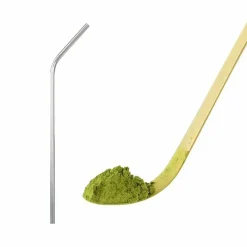 Youdoit Épicerie Gourmande | - Cuillère à thé matcha chashaku + 4 pailles en inox