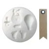 Youdoit Modelage Et Mosaique | - Mini moule silicone pour pâte polymère naissance + 20 étiquettes kraft fanion