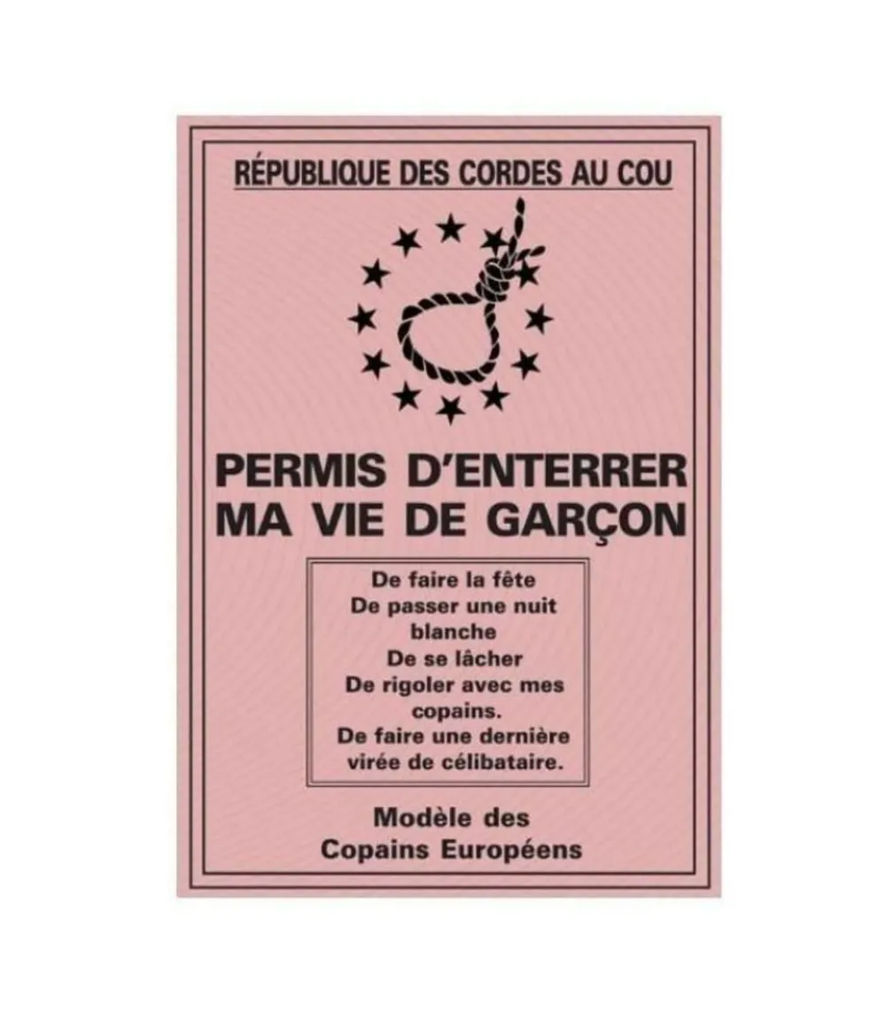 Youdoit - Permis d'enterrer ma vie de garçon Outlet