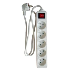 Zenitech - Multiprise 5x16A blanc et interrupteur pour aquarium : longueur 1m Online