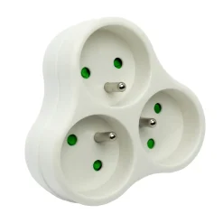 Zenitech Pompes, Filtres, Chauffages Et Accessoires | - Triplite 3x16A triangulaire pour aquarium : Blanc