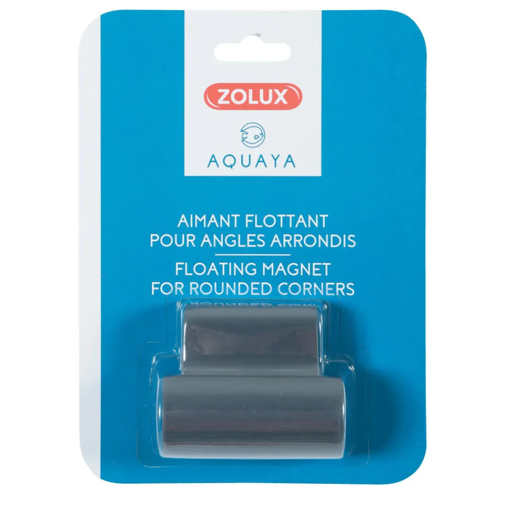 Zolux Hygiène Et Soins | - Aimant flottant 6.5 x 5 x épaisseur 2.5 cm pour angle d'aquarium
