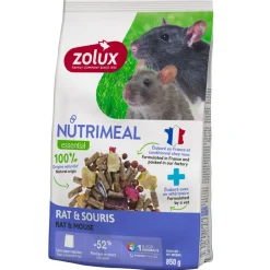 Zolux - Aliment composé pour rat et souris nutrimeal sachet de 850 g Outlet